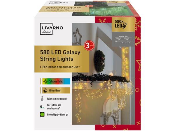 580 LED Galaxy String Lights