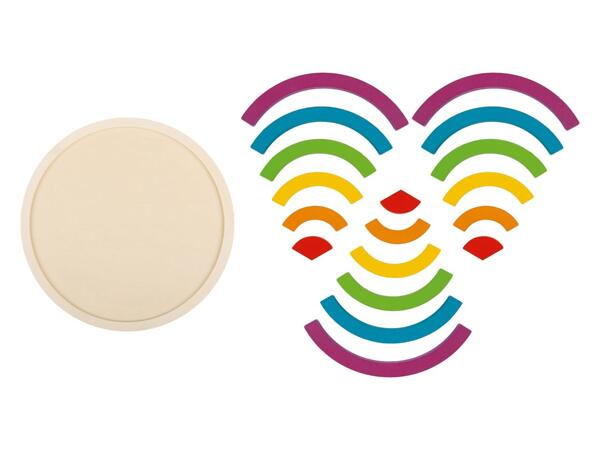 Playtive Wooden Rainbow Tile Game