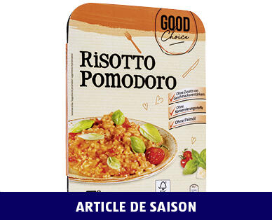 GOOD CHOICE 
 RISOTTO