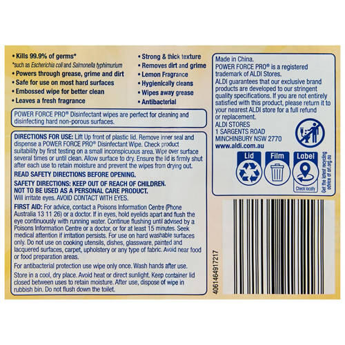 Disinfectant Wipes 2 x 120 Pack