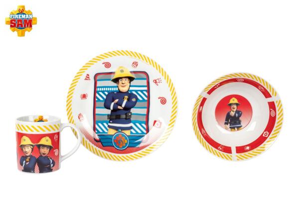 Fireman Sam Kids' Breakfast Set - 3 Piece Set