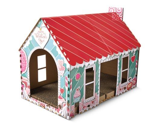 Heart to Tail 
 Valentine's Day Cat Scratching Playhouse