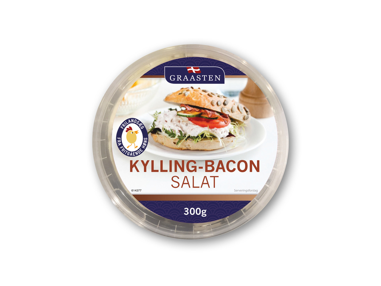 GRAASTEN Hønsesalat eller kylling-baconsalat