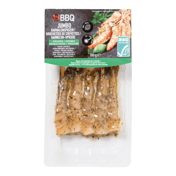 BBQ(R) Brochettes de scampis