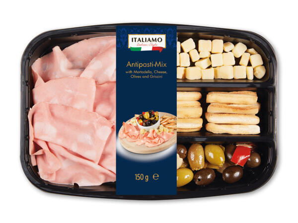 Antipastimiks med mortadella