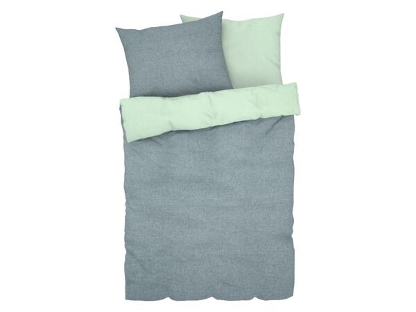 Double reversible chambray winter bedlinen