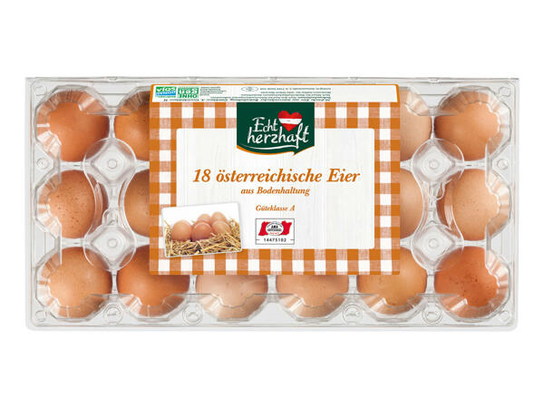 Eier aus Bodenhaltung