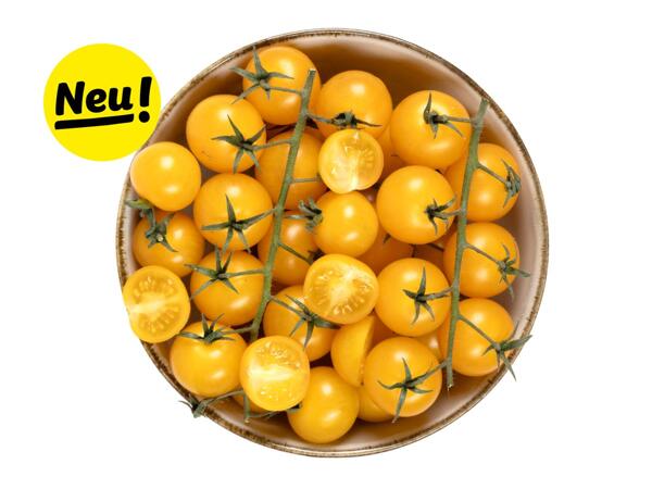 Cherrystrauchtomaten gelb