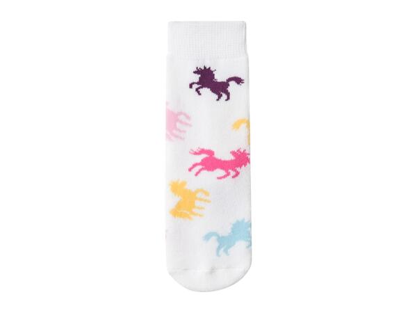Lupilu Kids' Thermal Socks with Unicorns - 5 Pairs