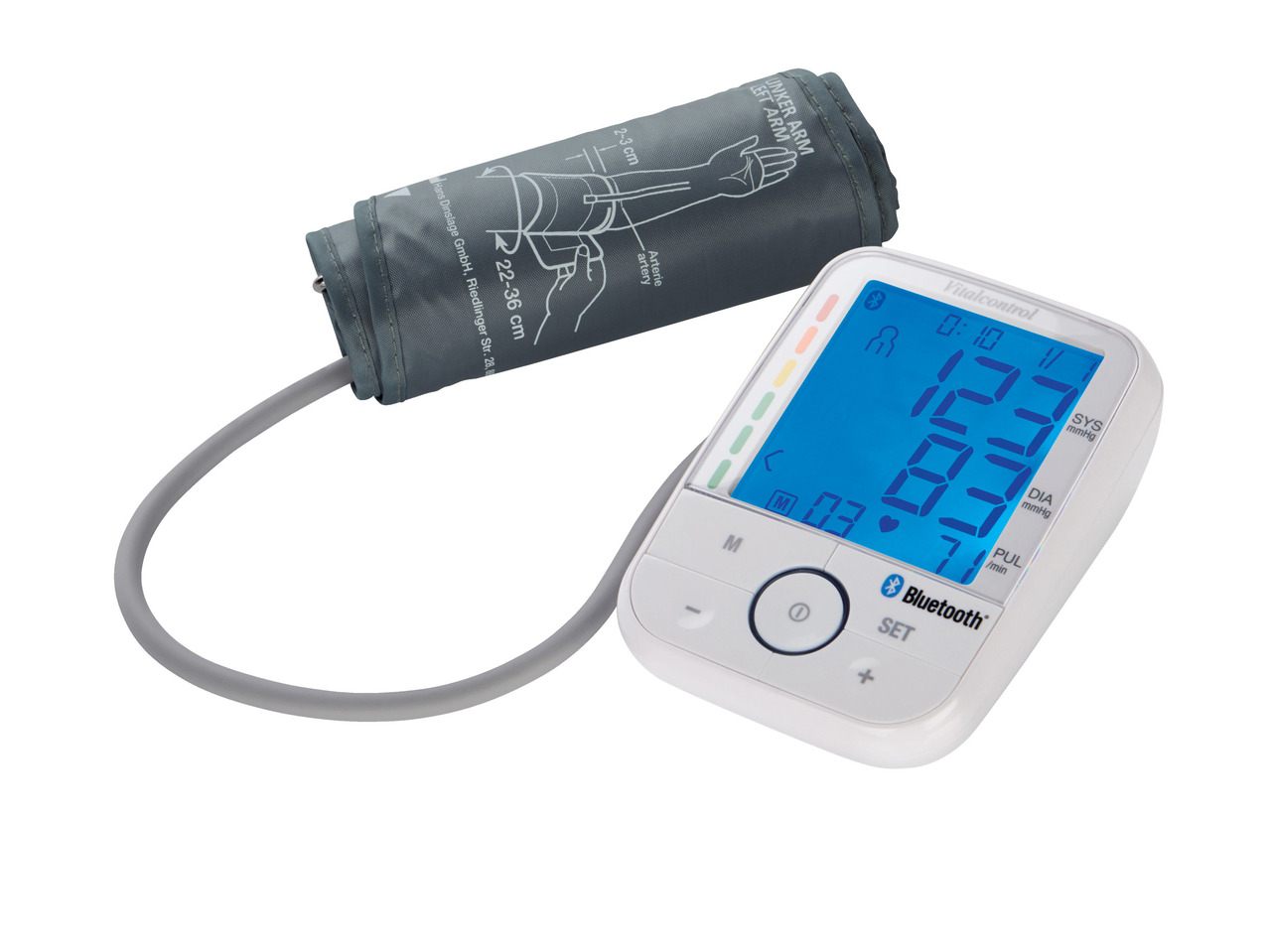SANITAS Bluetooth(R) Upper Arm Blood Pressure Monitor