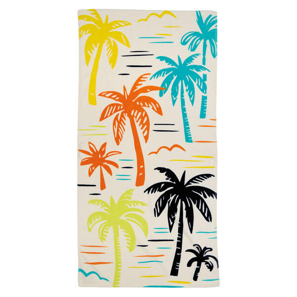 KIRKTON HOUSE 30" X 60" Beach Towel, Palm Trees