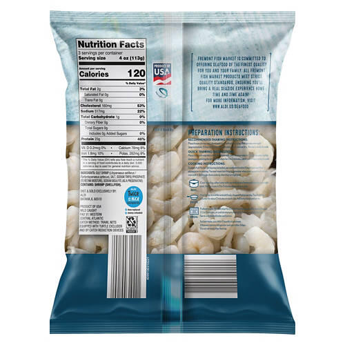 Large Raw, Peeled & Deveined Wild Gulf Shrimp, 12 oz