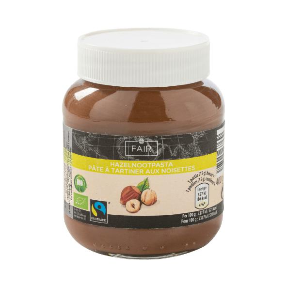 Biohazelnootpasta Fairtrade