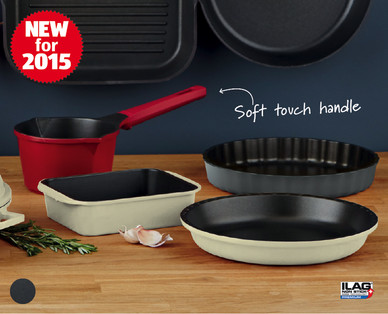 Cast Aluminium Milk Pan, Roaster, Flan Dish and Pie Dish