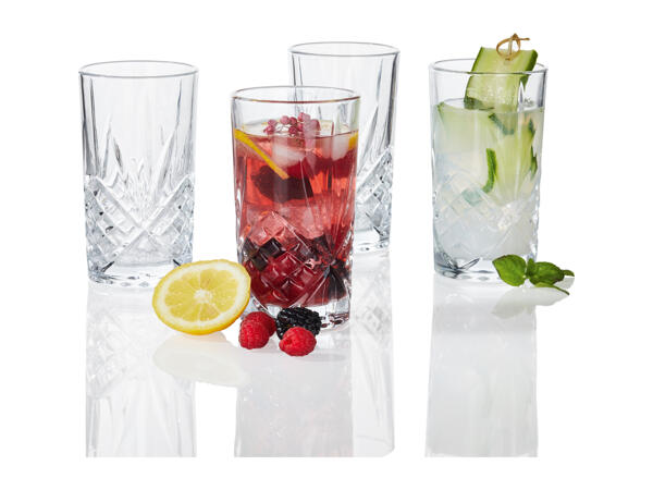 Ernesto Whisky Glasses / Highball Glasses - 4 pack