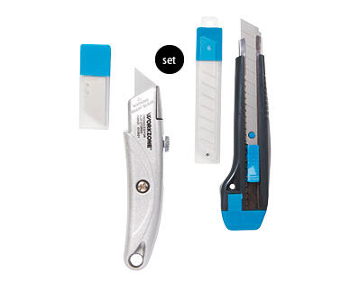 Retractable Knife Set or Carpenter's Pencil Set