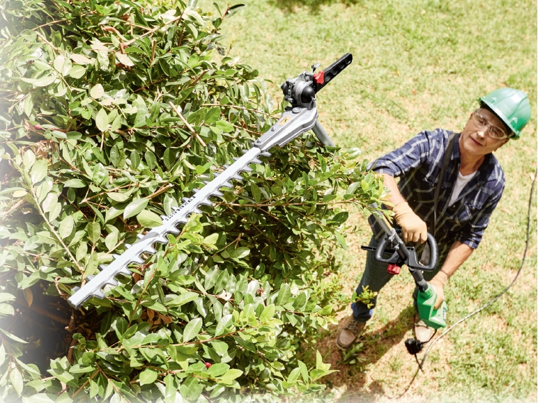 FLORABEST 900W Long-Reach Hedge Trimmer
