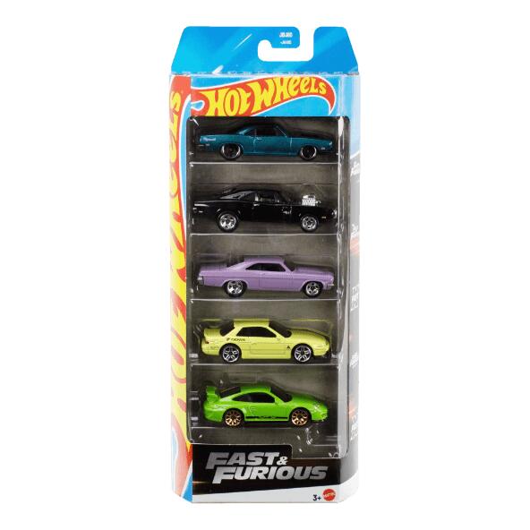 MATTEL(R) 				Petites voitures Hot Wheels, 5 pcs