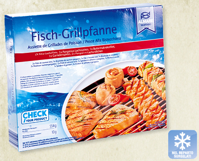 Diverse varietà di pesci da grigliare ALMARE SEAFOOD