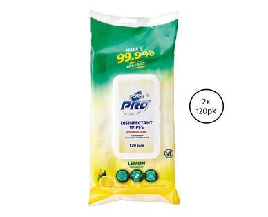 Disinfectant Wipes 2 x 120pk