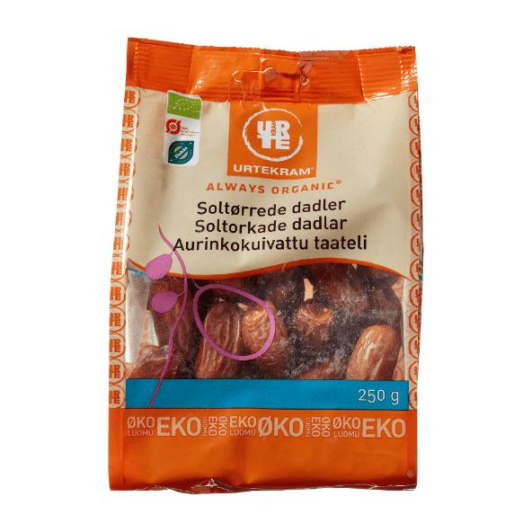 Økologisk soltørrede dadler
