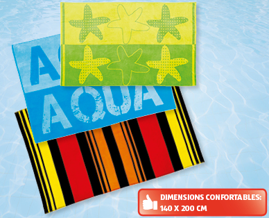 Serviette de plage pour deux MY BEACH STYLE