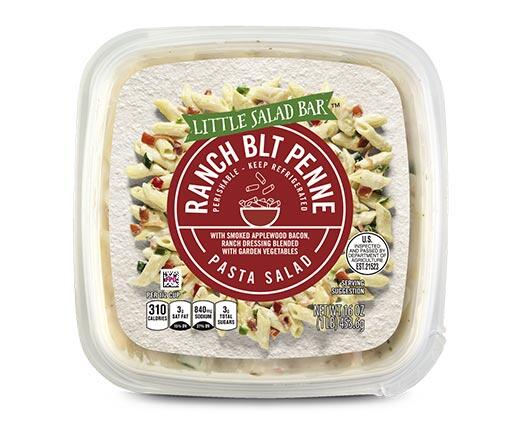 Little Salad Bar 
 Southwest Taco or BLT Pasta Salad