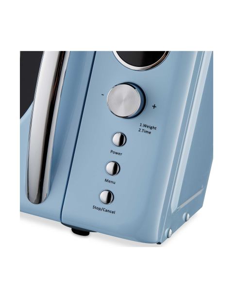 Ambiano Blue Retro Microwave