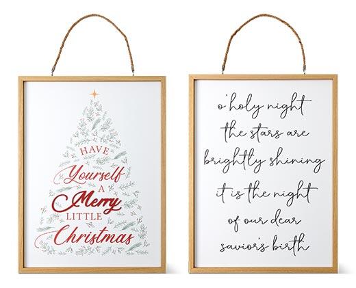 Merry Moments 
 Reversible Wall Sign