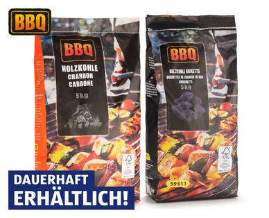 BBQ Holzkohle/Holzkohlebriketts
