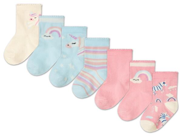 Kleinkinder Socken, 7 Paar