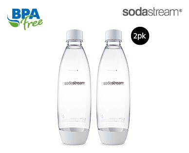 SodaStream 1L Carbonating Bottles 2 Pack