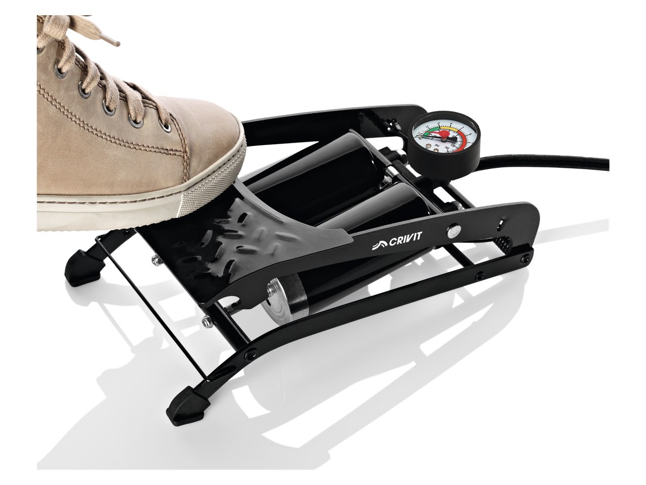Double Barrel Foot Pump
