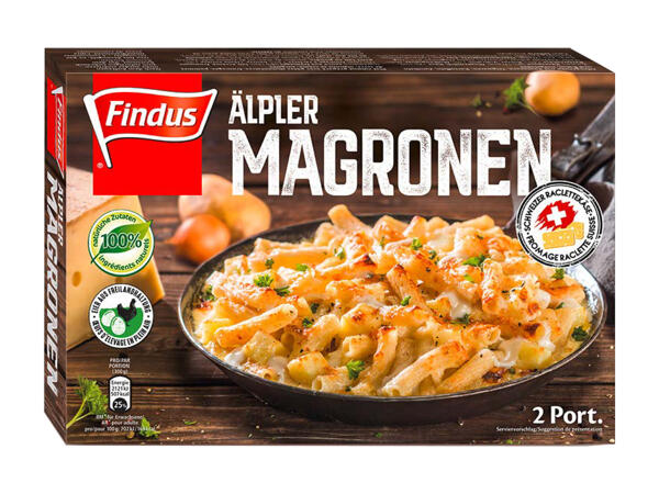Macaronis montagnards Findus