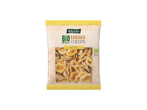 Organic banana chips