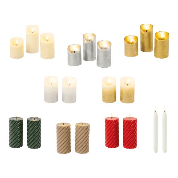 CASALUX(R) 				Bougies LED en cire