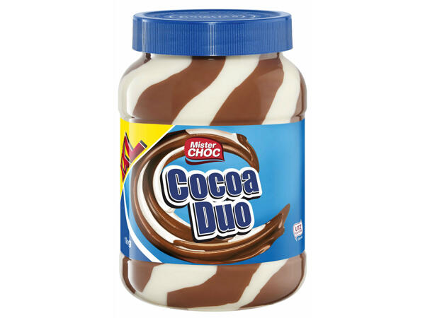 Pâte à tartiner au chocolat duo