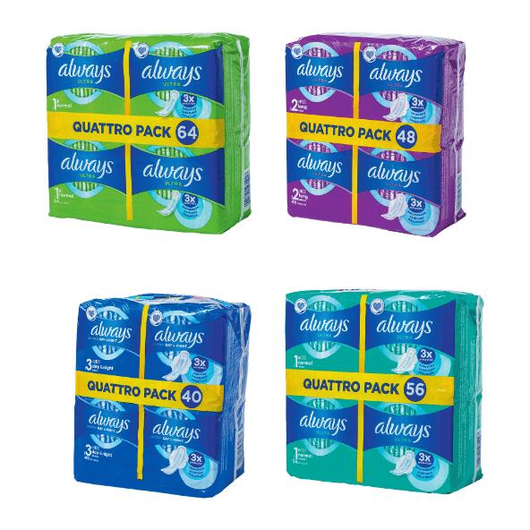ALWAYS(R) 				Damenbinden, 4er-Packung