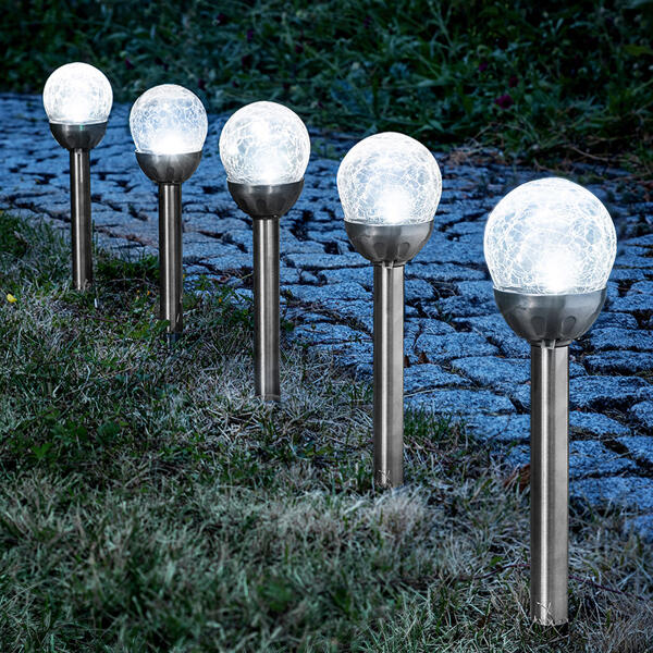 LED-Solar-Leuchten 5er