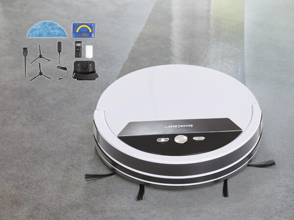 SILVERCREST(R) Robotstøvsuger med moppefunktion