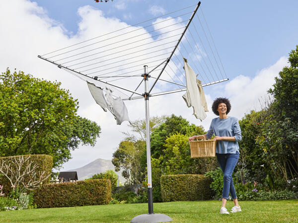 Séchoir parapluie en aluminium