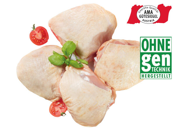 Frische Hendl Oberkeulen ausgelöst