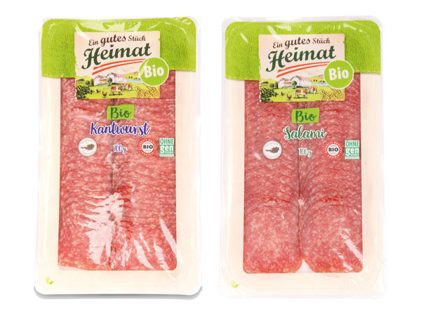 EIN GUTES STÜCK HEIMAT Bio-Rohwurstspezialität