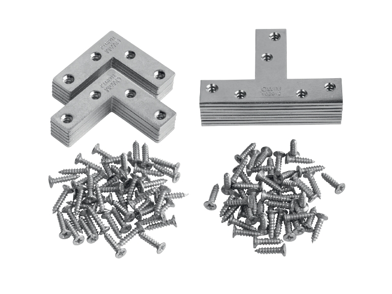 POWERFIX Corner Braces, Flat Corner Braces, T-Plates or Mending Plates