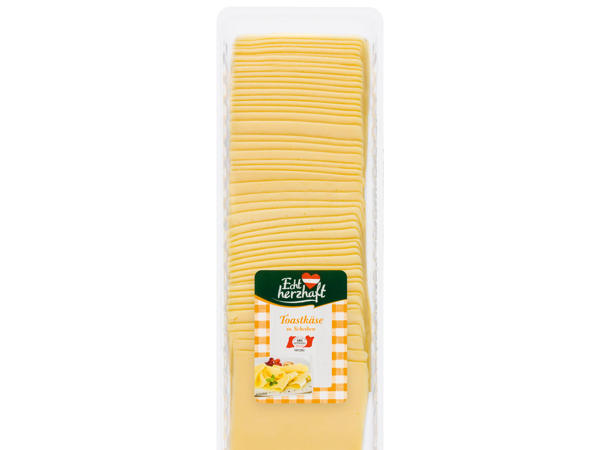 ECHT HERZHAFT Toastkäse in Scheiben