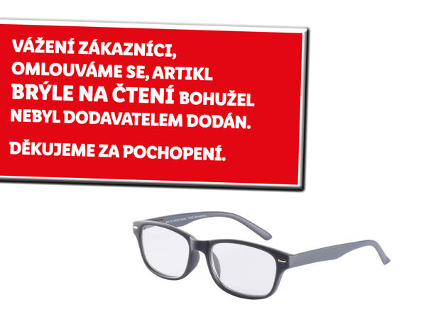 BRÝLE NA ČTENÍ