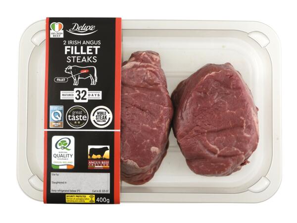 2 Irish Angus Fillet Steaks