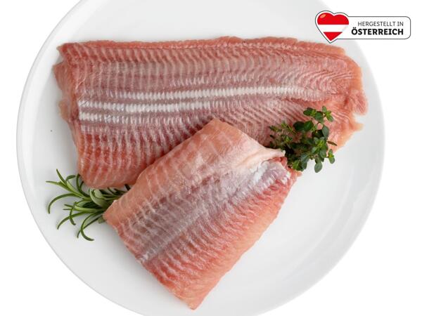 Frisches Welsfilet