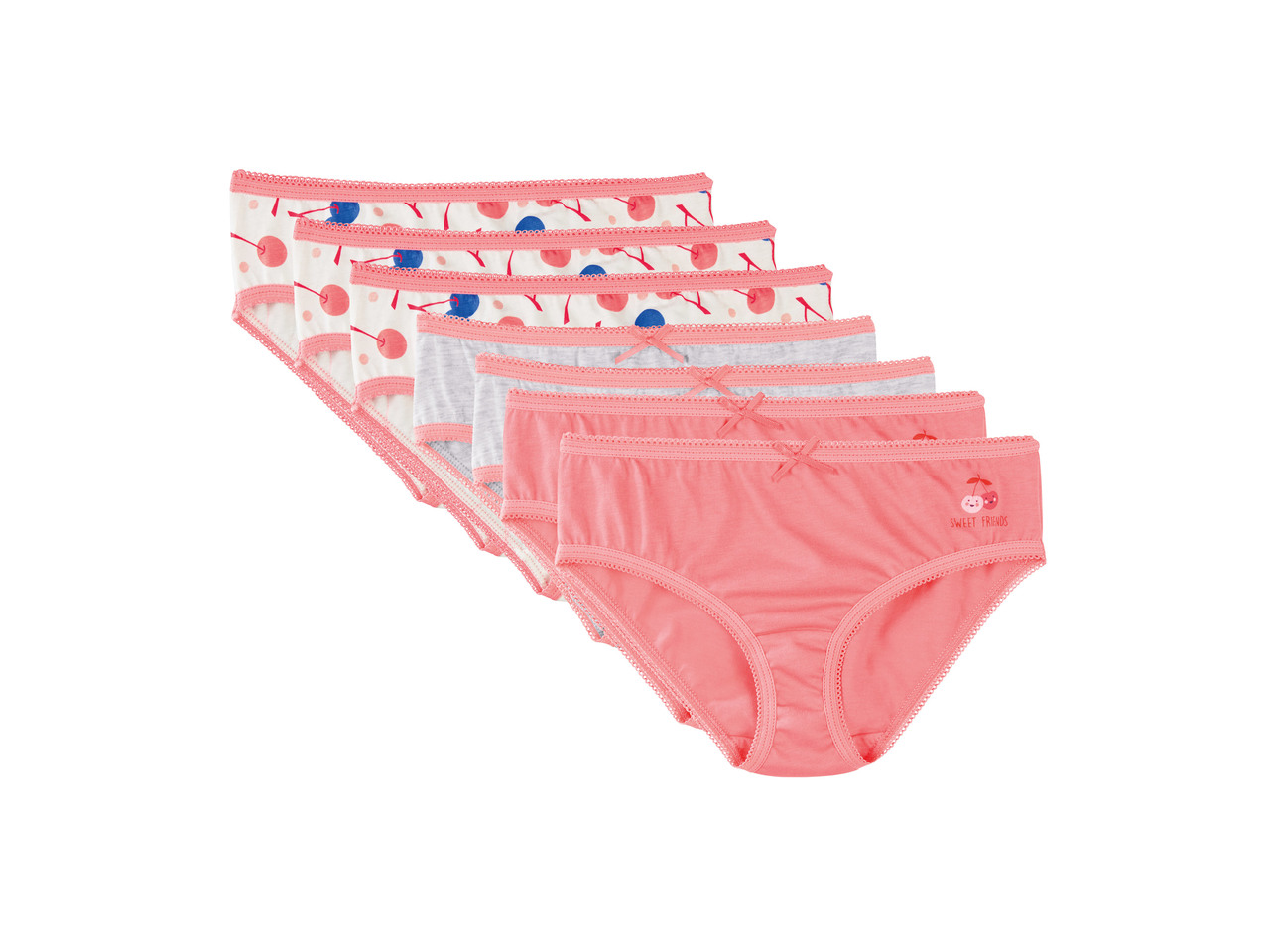 Dívčí panties / kalhotky – 4/7 kusů