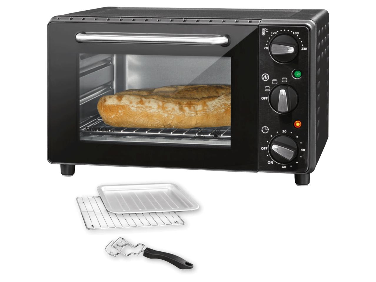 SILVERCREST KITCHEN TOOLS(R) 1300W 15L Mini Oven & Grill